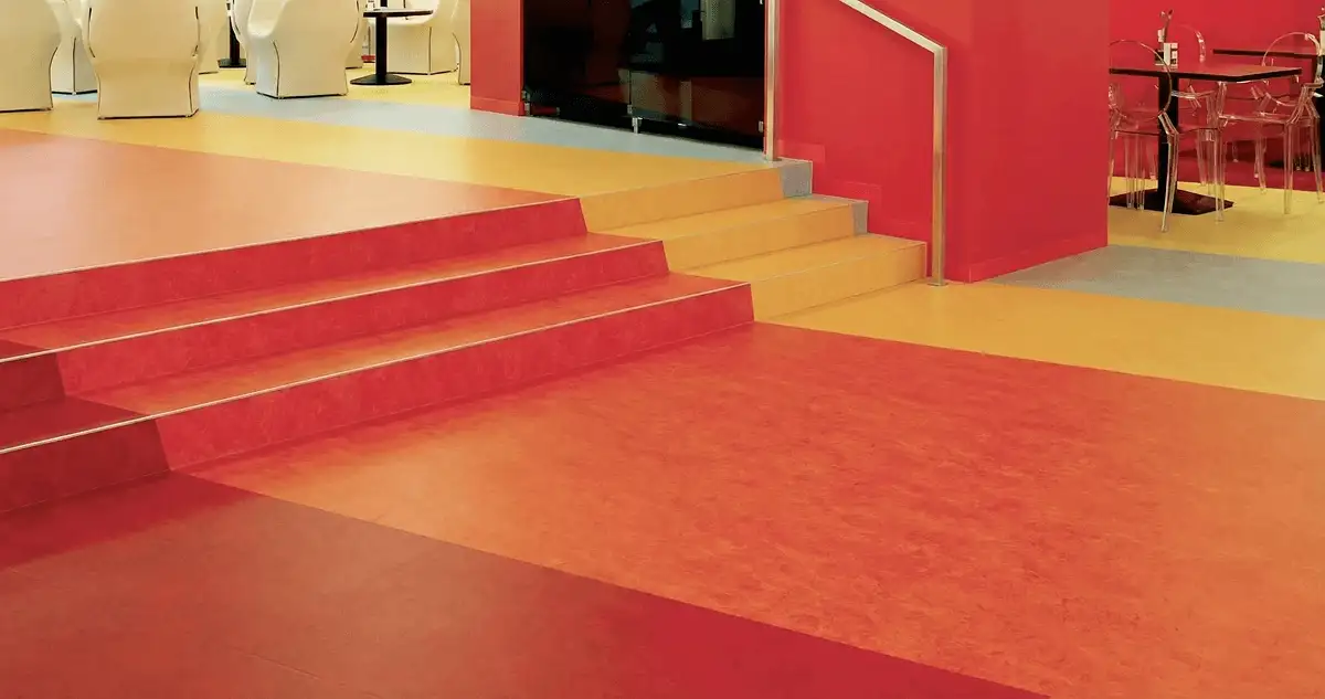 Snack bar with beautiful professionally installed linoleum flooring in Fort Collins, CO
