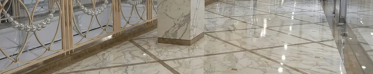 Beautiful marble floor professionally installed in Fort Collins, CO